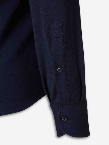 Santa Eulalia Hombre Barcelona Camisa Lisa Algodón color Azul Marino sku 531-006541 02 - Foto 4
