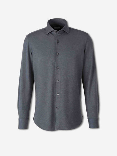 Santa Eulalia Hombre Barcelona Camisa Punto Lisa Algodón color Gris Oscuro sku 531-006541 04 - Foto 1
