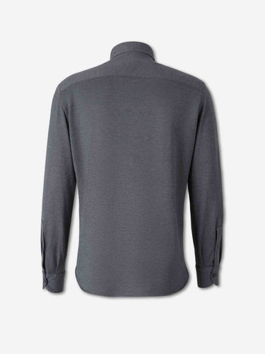 Santa Eulalia Hombre Barcelona Camisa Punto Lisa Algodón color Gris Oscuro sku 531-006541 04 - Foto 2