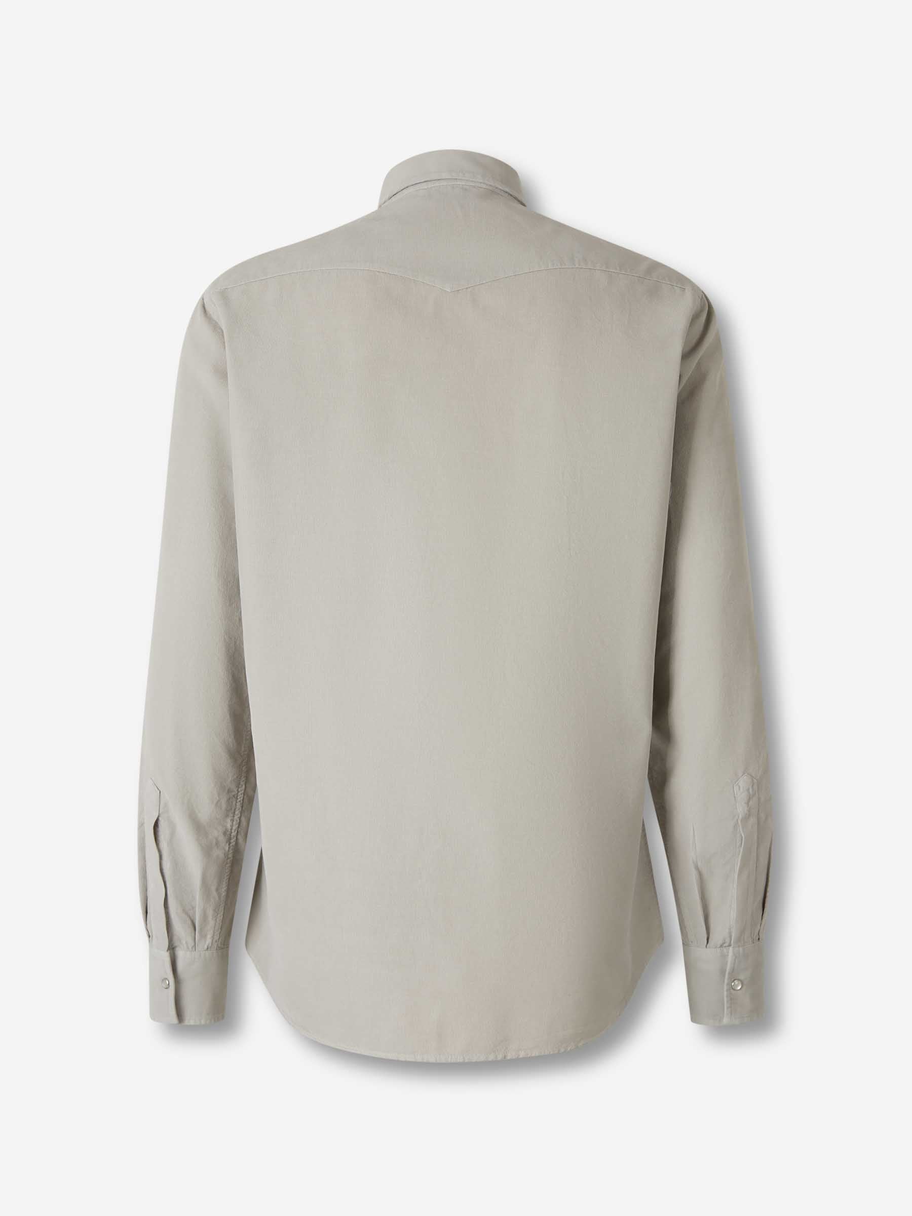 Santa Eulalia Hombre Barcelona Camisa Casual Pana color Gris sku 531-006542 01 - Foto 2