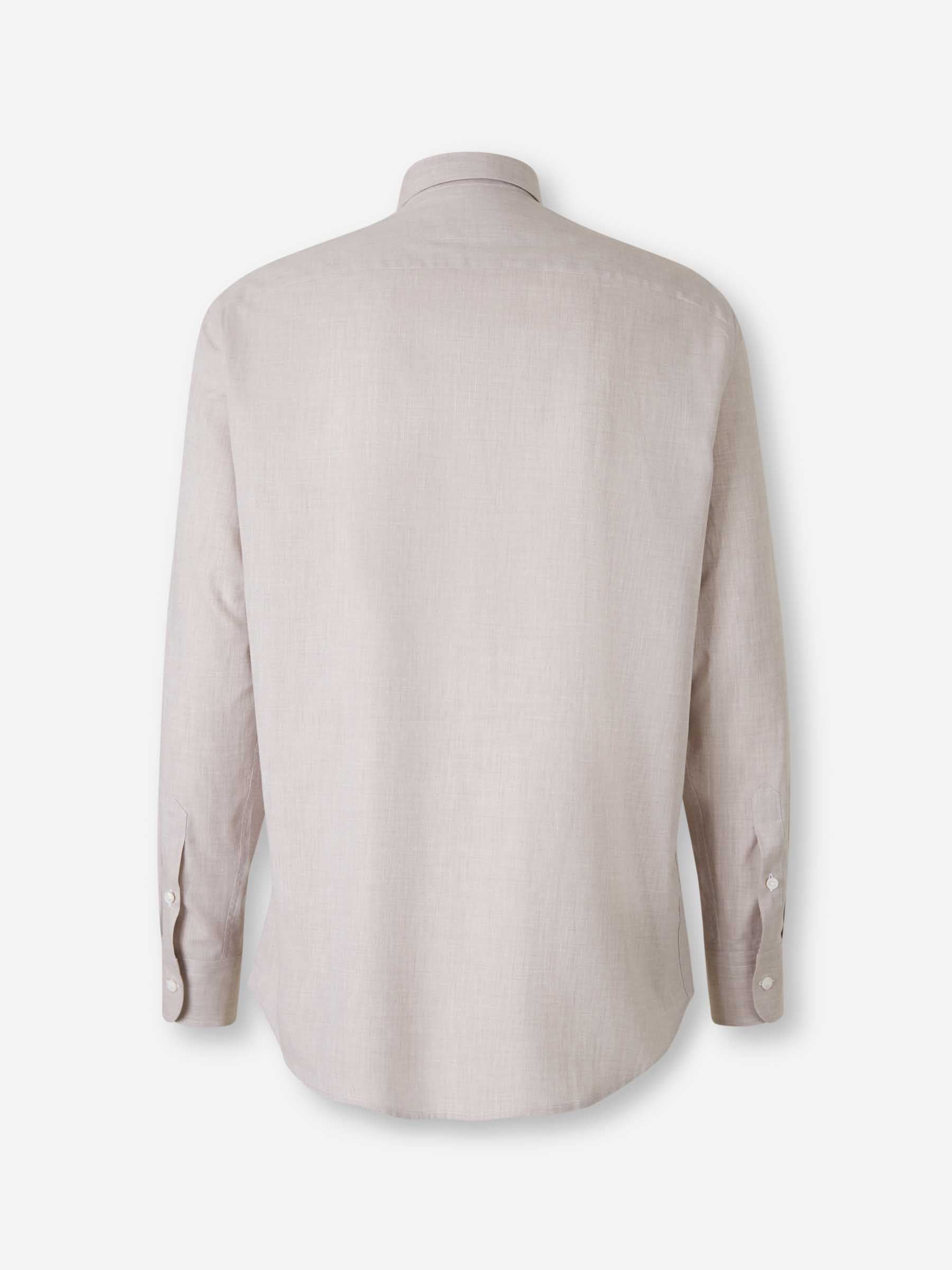 Brioni Hombre Barcelona Camisa de Vestir Lisa color Crema sku 531-006546 01 - Foto 2