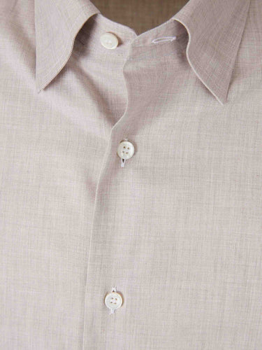 Brioni Hombre Barcelona Camisa de Vestir Lisa color Crema sku 531-006546 01 - Foto 3