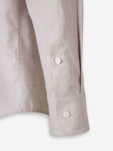 Brioni Hombre Barcelona Camisa de Vestir Lisa color Crema sku 531-006546 01 - Foto 4