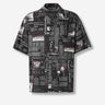 Palm Angels Hombre Barcelona Camiseta con motivo de periódico color Negro sku 531-006547 01 - Foto 1