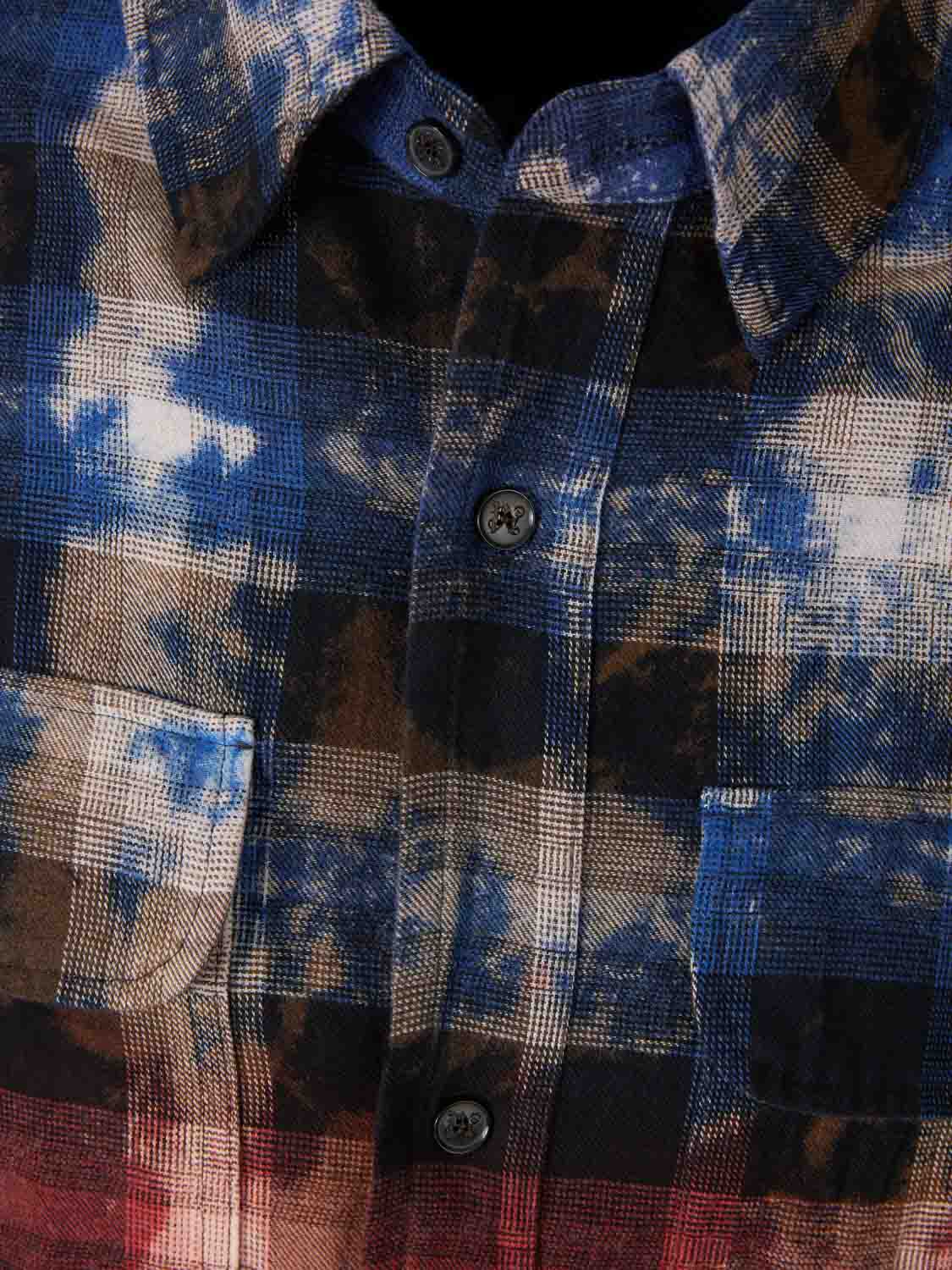 Palm Angels Hombre Barcelona Camisa Cuadros Estampado color Rojo sku 531-006548 01 - Foto 2