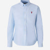 Ami Paris Hombre Barcelona Camisa Button-Down Logo color Azul Celeste sku 531-006550 02 - Foto 1