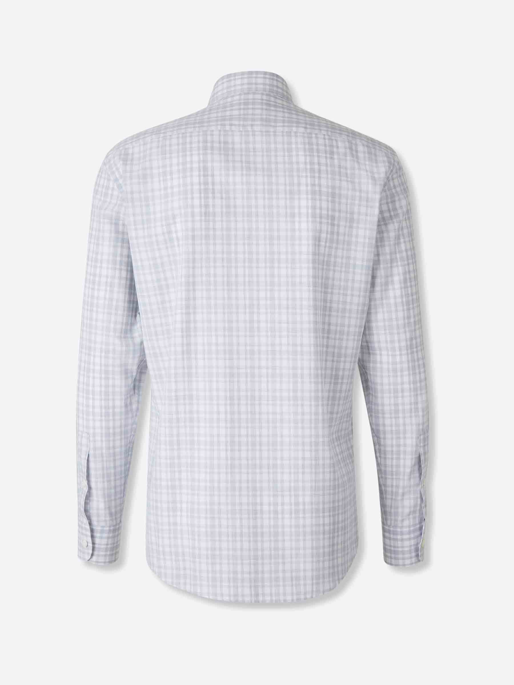 Zegna Hombre Barcelona Camisa Vestir Estampada color Gris Claro sku 531-006555 01 - Foto 2