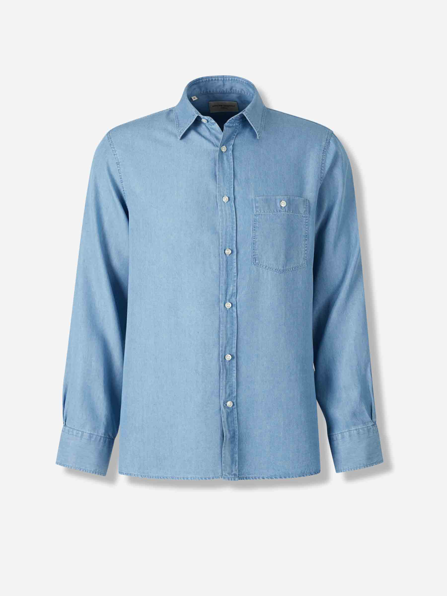 Officine Générale Hombre Barcelona Camisa Denim color Azul Denim sku 531-006557 01 - Foto 1