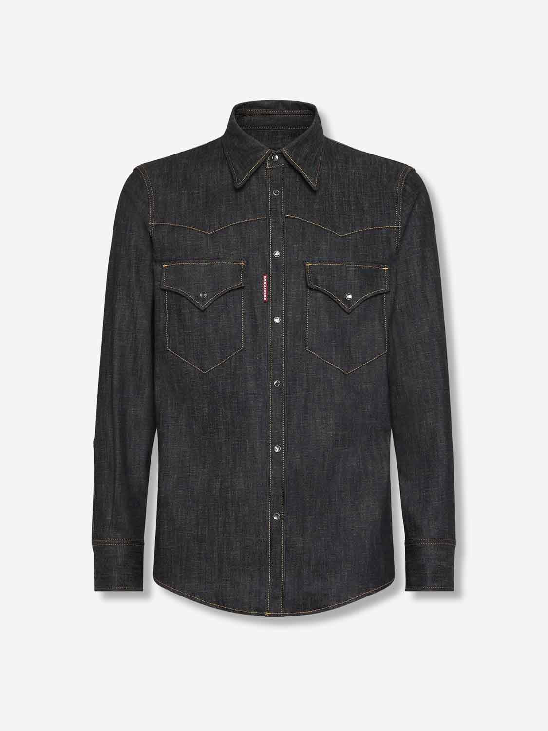 Dsquared2 Hombre Barcelona Camisa Denim Algodón color Azul Denim sku 531-006560 01 - Foto 1