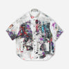 Acne Studios Hombre Barcelona Camisa Estampada Fluida color Violeta sku 531-006562 01 - Foto 1