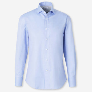Brunello Cucinelli Hombre Barcelona Camisa de Vestir color Azul Celeste sku 531-006566 02 - Foto 1