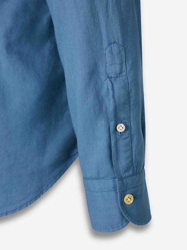 Vincenzo di Ruggiero Hombre Barcelona Camisa de Vestir Lisa color Azul sku 531-006570 01 - Foto 4