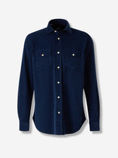 Vincenzo di Ruggiero Hombre Barcelona Camisa Micro Pana color Azul Marino sku 531-006571 01 - Foto 1