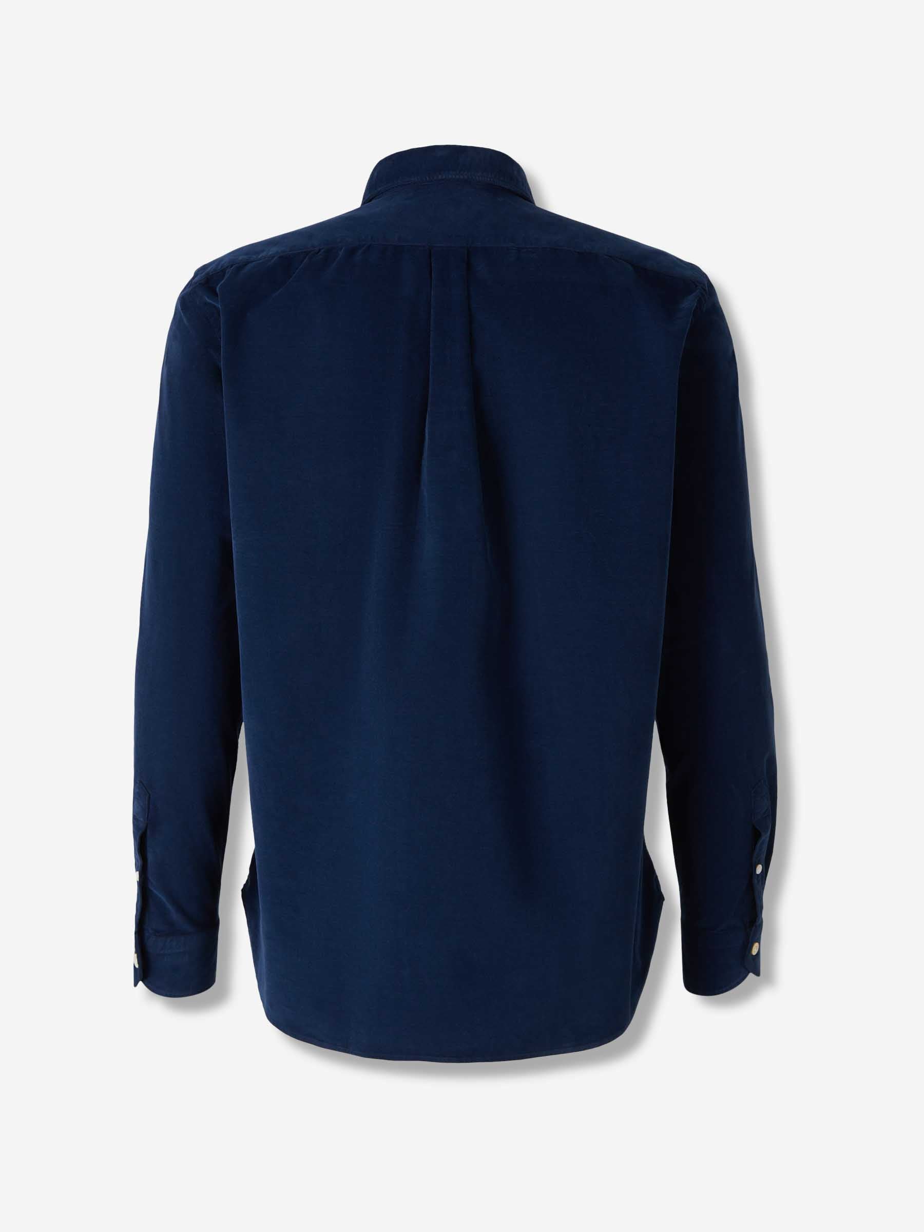 Vincenzo di Ruggiero Hombre Barcelona Camisa Micro Pana color Azul Marino sku 531-006571 01 - Foto 2