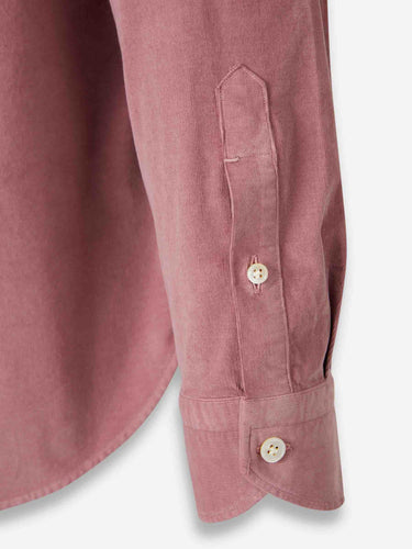Vincenzo di Ruggiero Hombre Barcelona Camisa Micro Pana color Rosa Envejecido sku 531-006571 02 - Foto 4