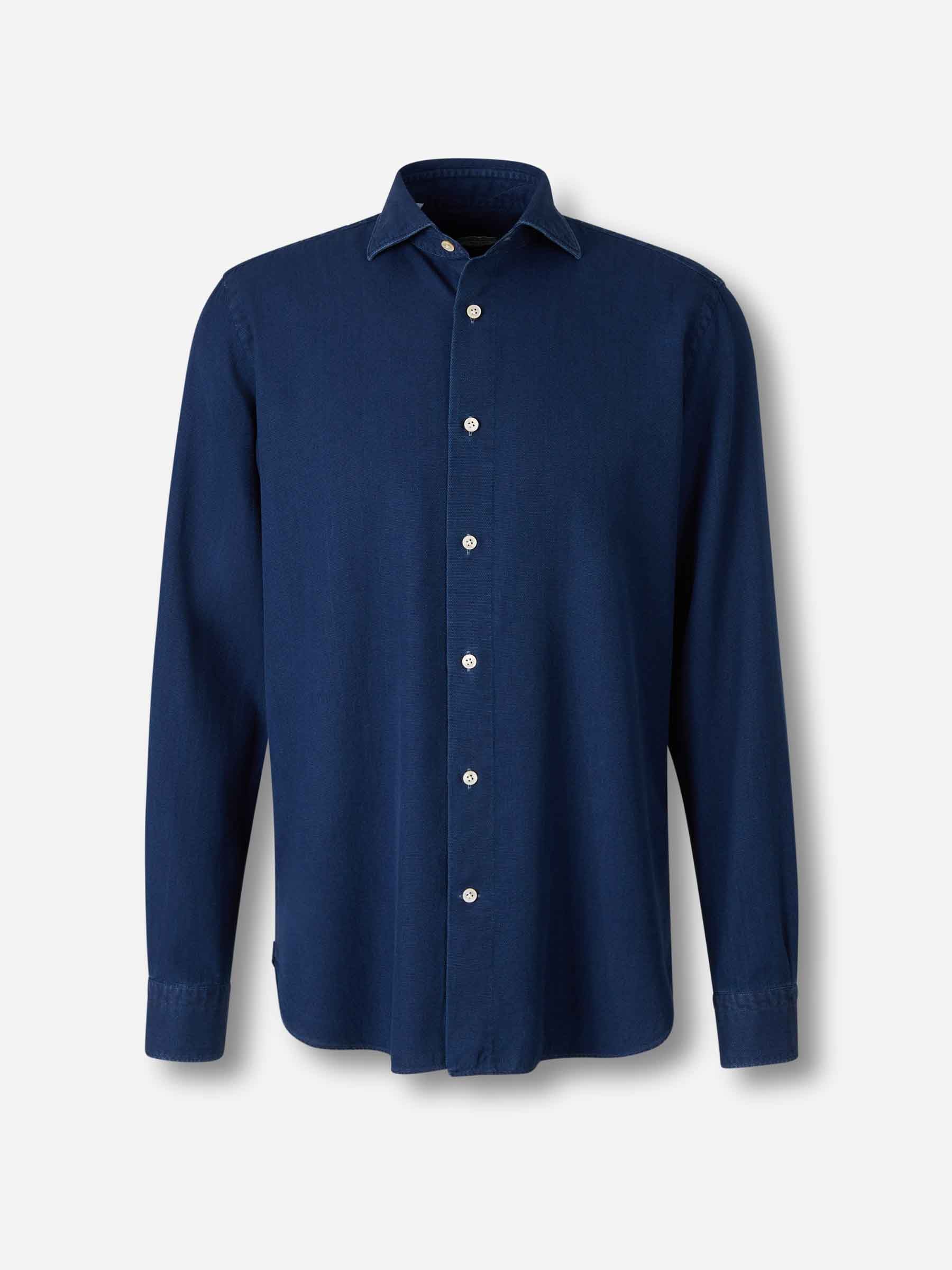 Vincenzo di Ruggiero Hombre Barcelona Camisa Vestir color Azul Noche sku 531-006573 01 - Foto 1