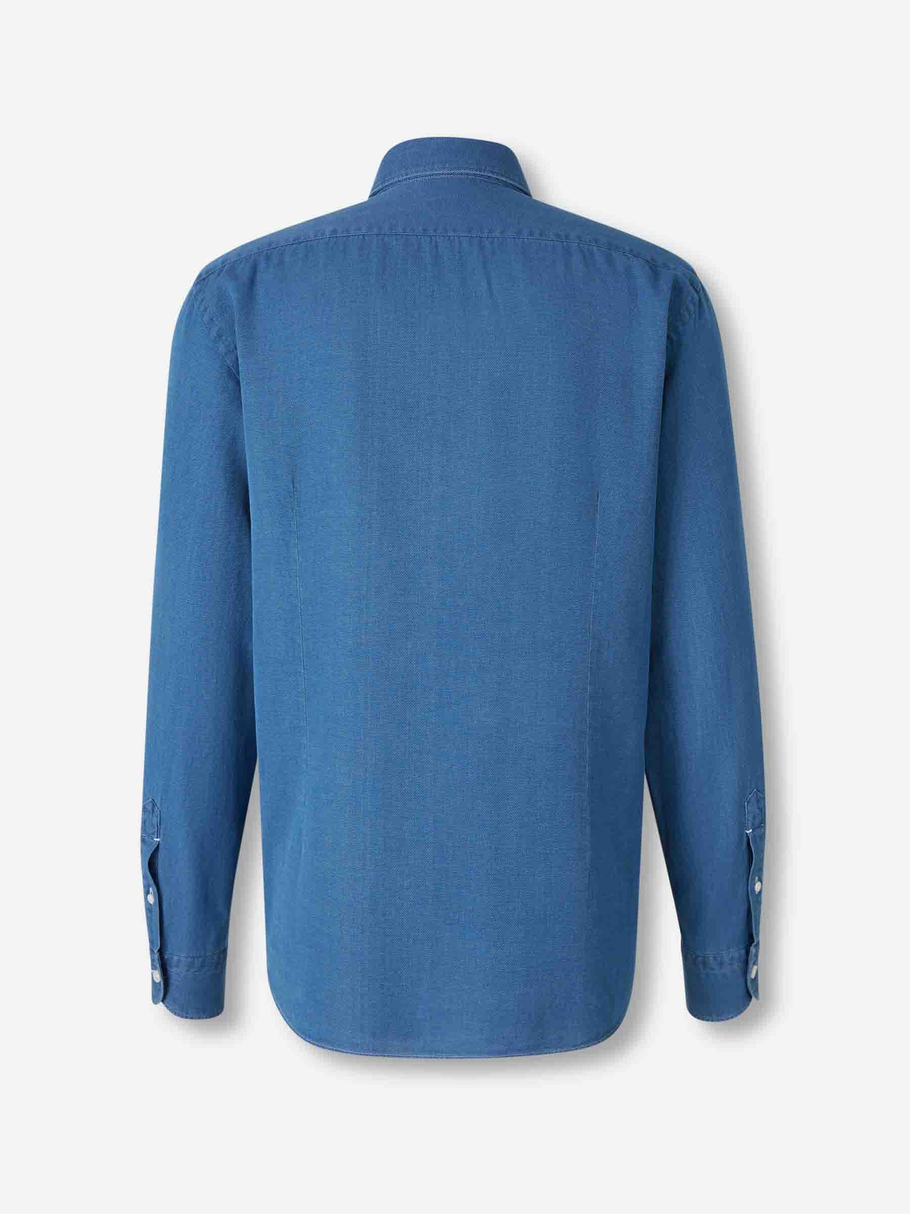 Vincenzo di Ruggiero Hombre Barcelona Camisa Vestir color Azul Marino sku 531-006573 02 - Foto 2