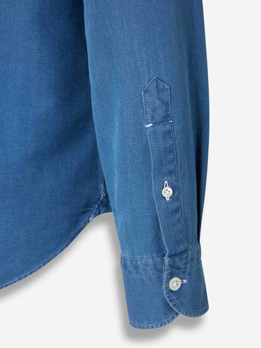 Vincenzo di Ruggiero Hombre Barcelona Camisa Vestir color Azul Marino sku 531-006573 02 - Foto 4