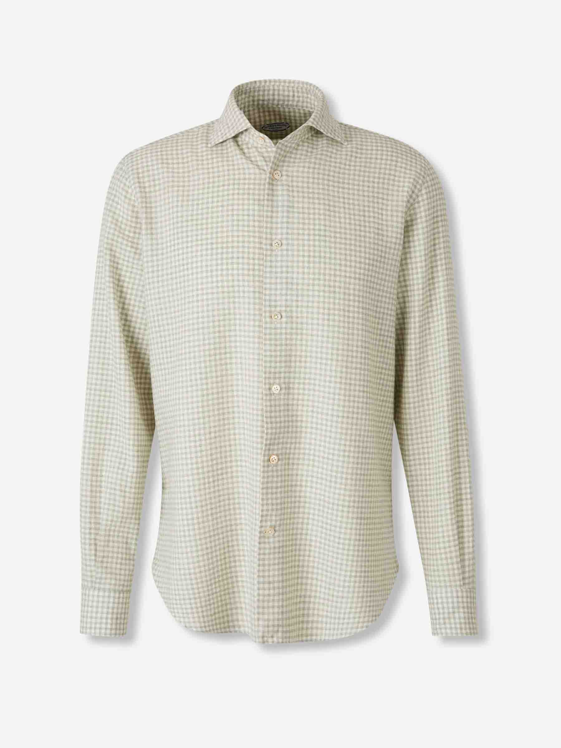 Vincenzo di Ruggiero Hombre Barcelona Camisa Vestir color Verde sku 531-006575 03 - Foto 1