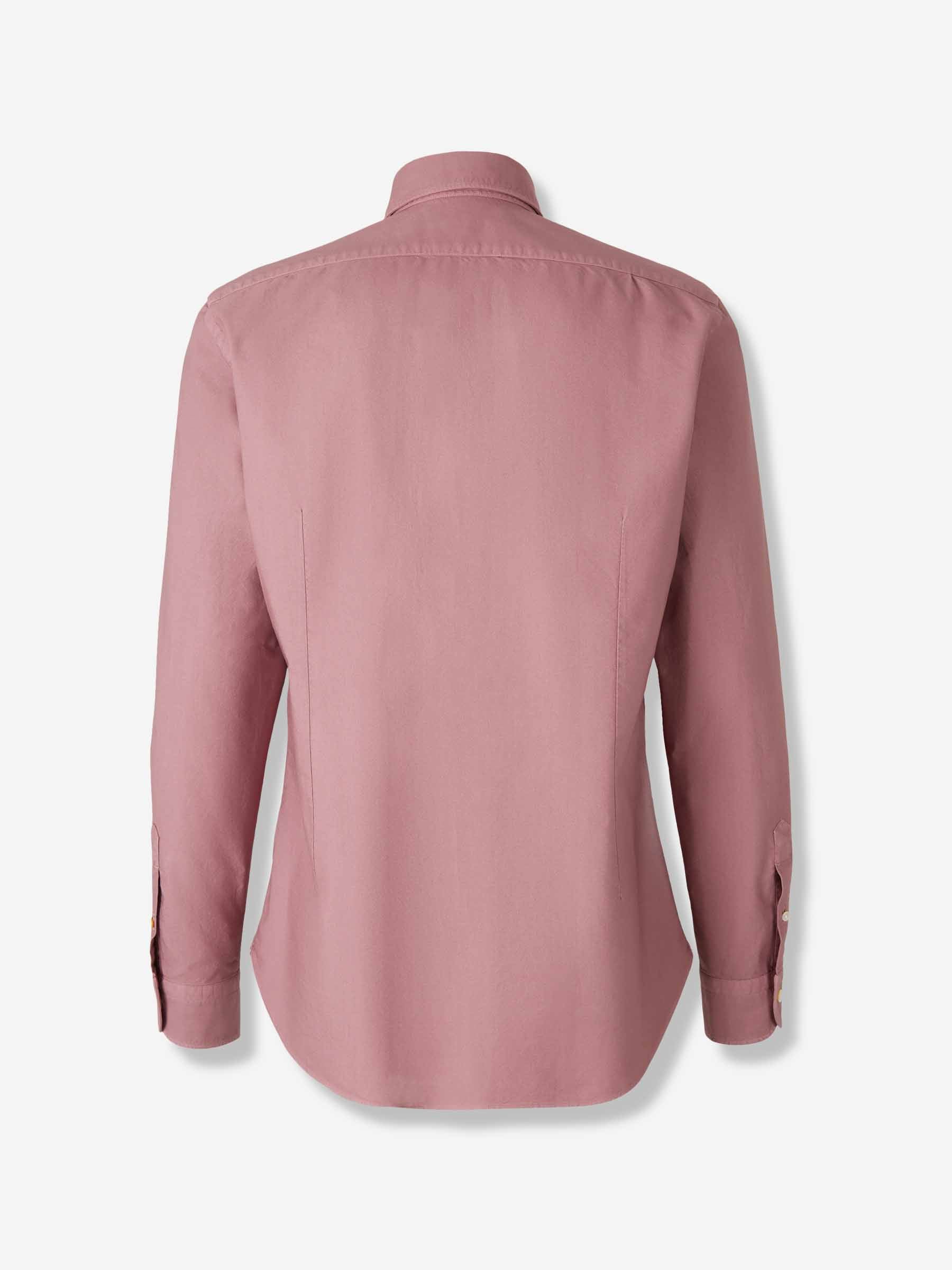 Vincenzo di Ruggiero Hombre Barcelona Camisa de Vestir Lisa color Rosa Envejecido sku 531-006576 02 - Foto 2