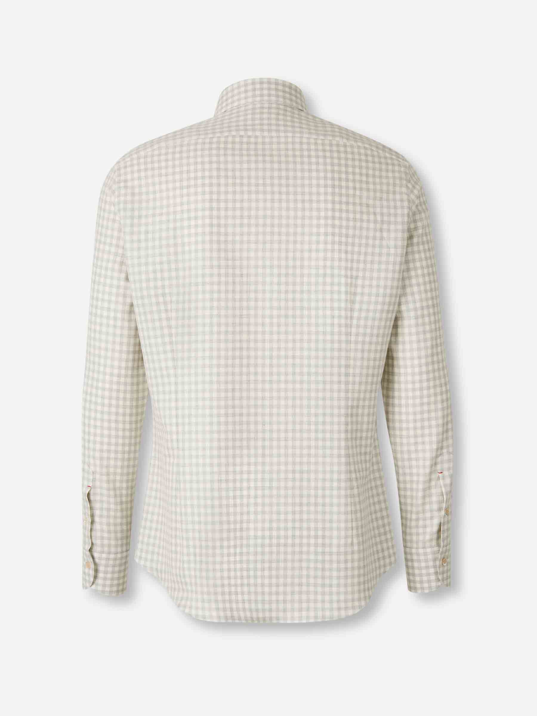 Santa Eulalia Hombre Barcelona Camisa Cuadros Algodón color Gris Claro sku 531-006577 02 - Foto 2