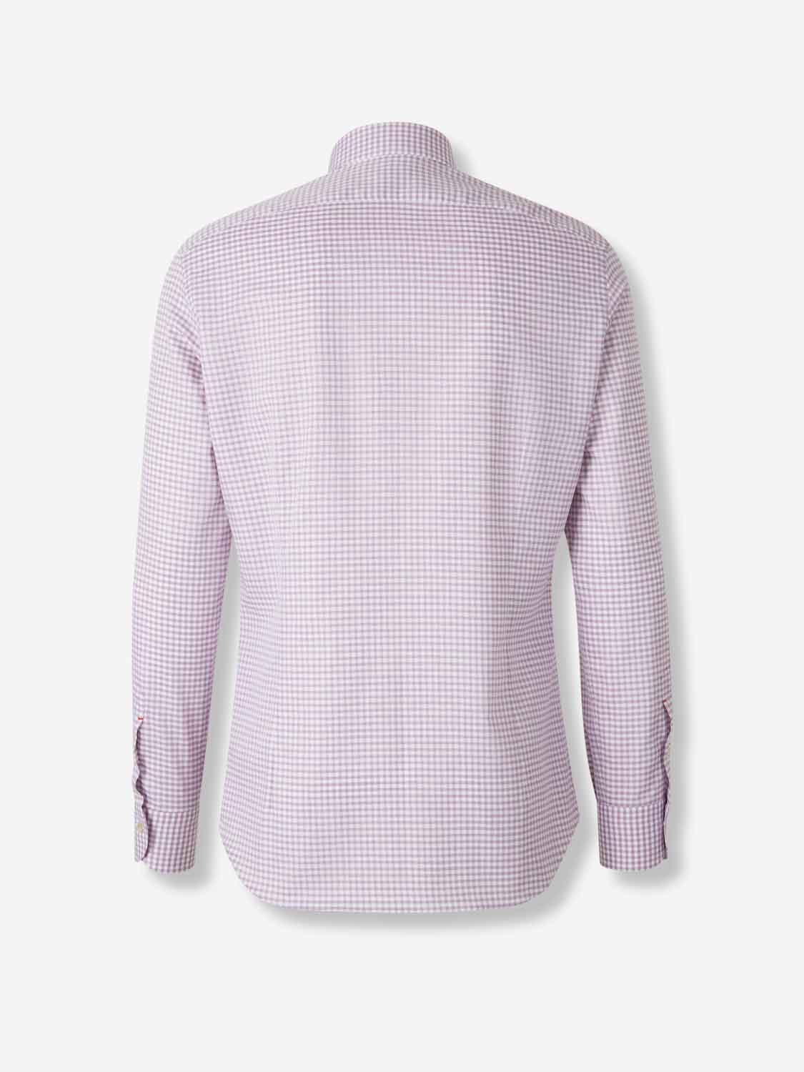 Santa Eulalia Hombre Barcelona Camisa Cuadros Algodón color Rosa Palo sku 531-006582 02 - Foto 2
