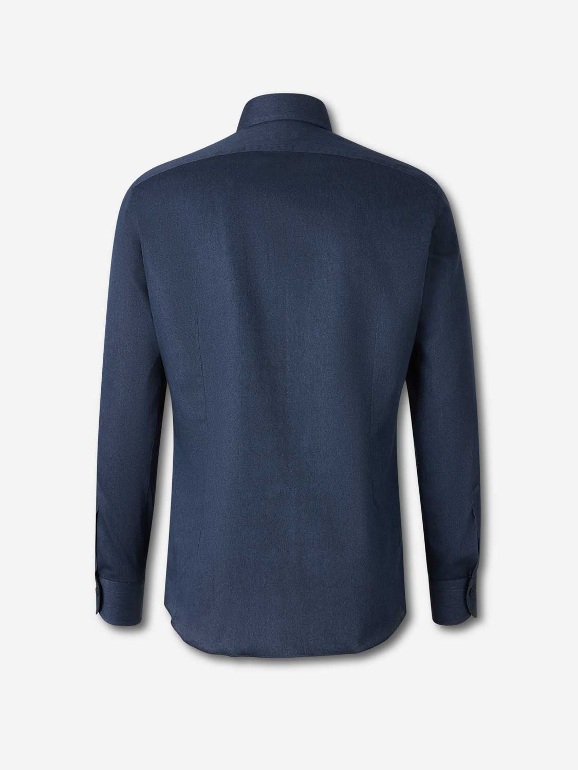 Santa Eulalia Hombre Barcelona Camisa Lisa Algodón color Azul Denim Oscuro sku 531-006584 01 - Foto 2