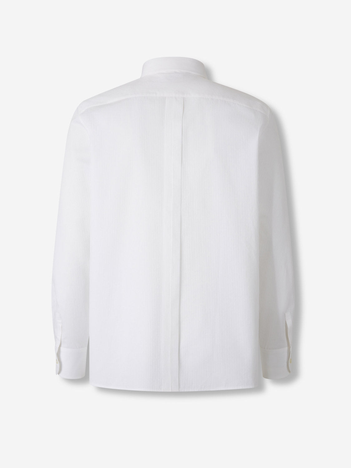 Saint Laurent Hombre Barcelona Camisa Vestir Texturizada color Blanco sku 531-006589 01 - Foto 2