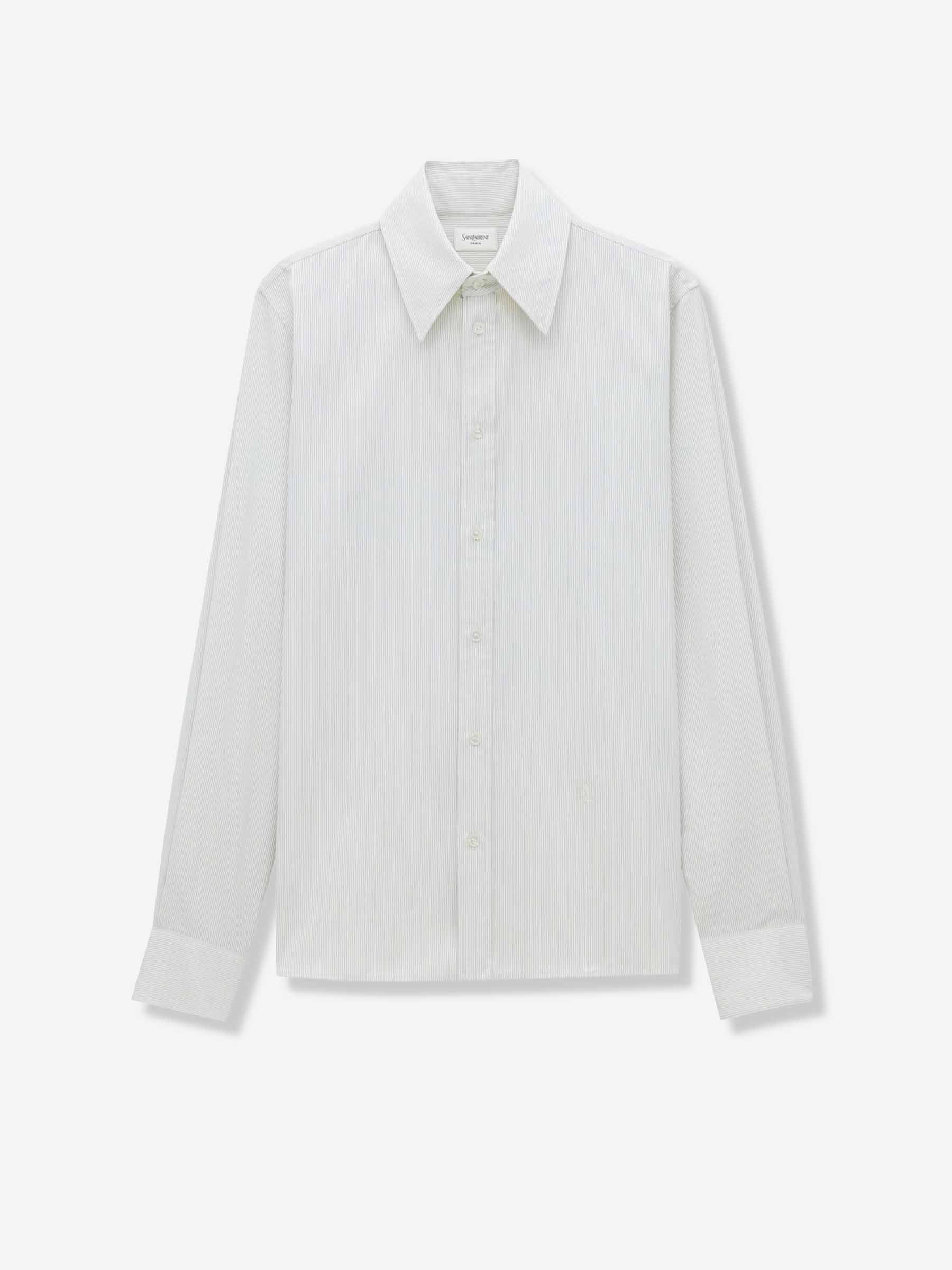 Saint Laurent Hombre Barcelona Camisa Cassandre Denim color Azul Denim sku 531-006590 01 - Foto 1