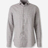 Canali Hombre Barcelona Camisa Motivo Cuadros color Burdeos sku 531-006602 02 - Foto 1