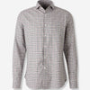 Canali Hombre Barcelona Camisa Motivo Cuadros color Burdeos sku 531-006602 02 - Foto 1
