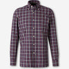Borrelli Hombre Barcelona Camisa Motivo Cuadros color Burdeos sku 531-006605 03 - Foto 1
