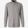 Borrelli Hombre Barcelona Camisa Motivo Cuadros color Burdeos sku 531-006606 01 - Foto 1