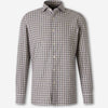 Borrelli Hombre Barcelona Camisa Motivo Cuadros color Burdeos sku 531-006606 01 - Foto 1