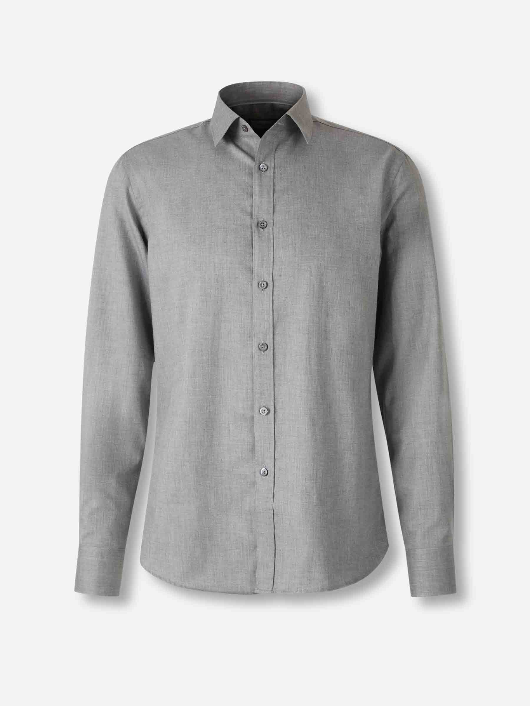 Canali Hombre Barcelona Camisa Casual Algodón color Gris sku 531-006607 01 - Foto 1
