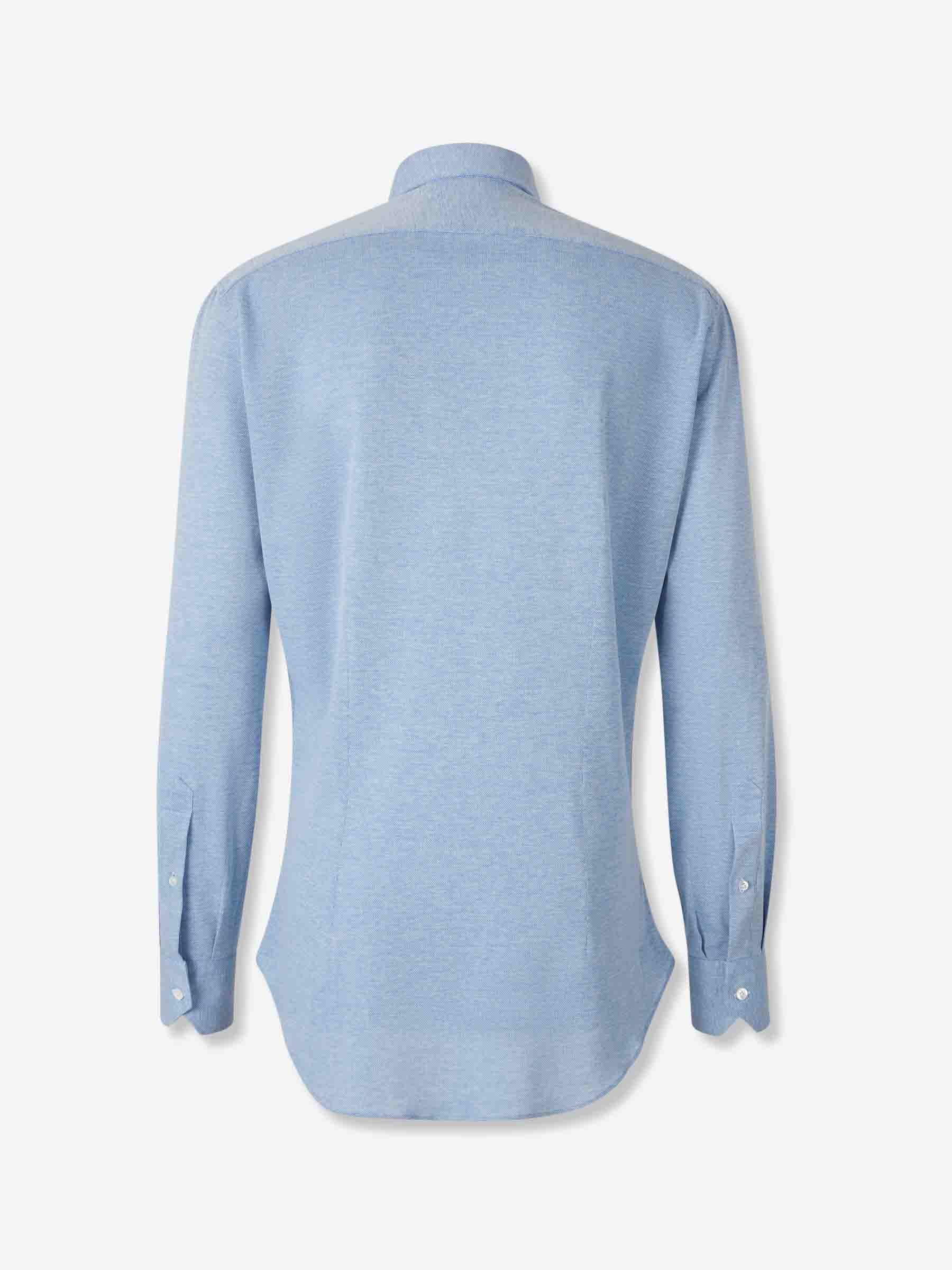 Fray Hombre Barcelona Camisa Gabriel Punto color Azul Celeste sku 531-006608 02 - Foto 2