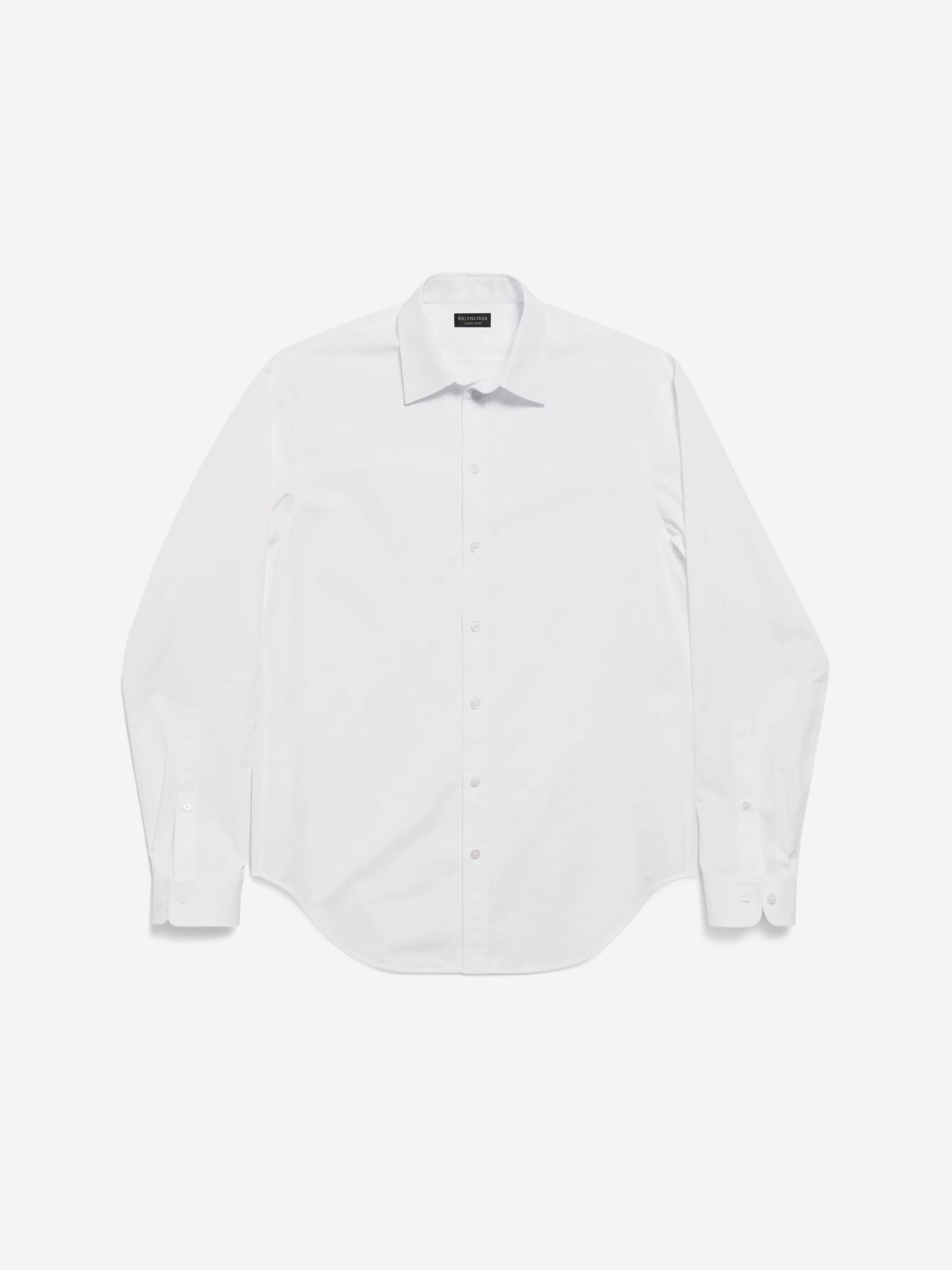 Balenciaga Hombre Barcelona Camisa Lisa Standard color Blanco sku 531-006613 01 - Foto 1