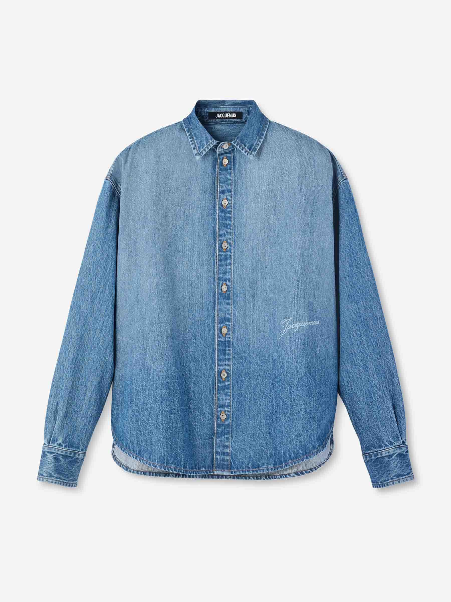 Jacquemus Hombre Barcelona Camisa Simon de-Nîmes color Azul Denim sku 531-006616 01 - Foto 1