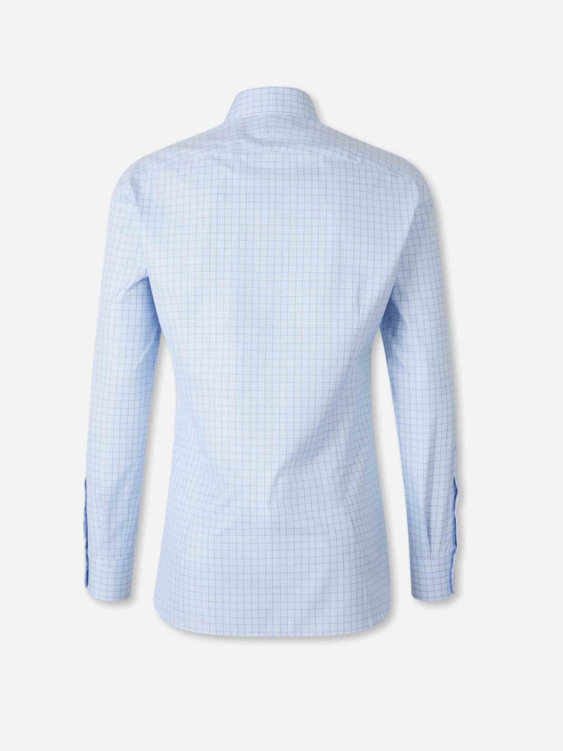 Atelier Munro Hombre Barcelona Camisa Motivo Cuadros color Azul Celeste sku 531-006617 01 - Foto 2