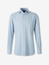 Atelier Munro Hombre Barcelona Camisa Lisa Algodón color Azul sku 531-006618 01 - Foto 1
