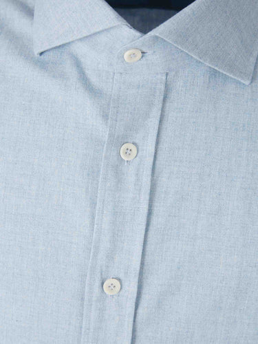 Atelier Munro Hombre Barcelona Camisa Lisa Algodón color Azul sku 531-006618 01 - Foto 3