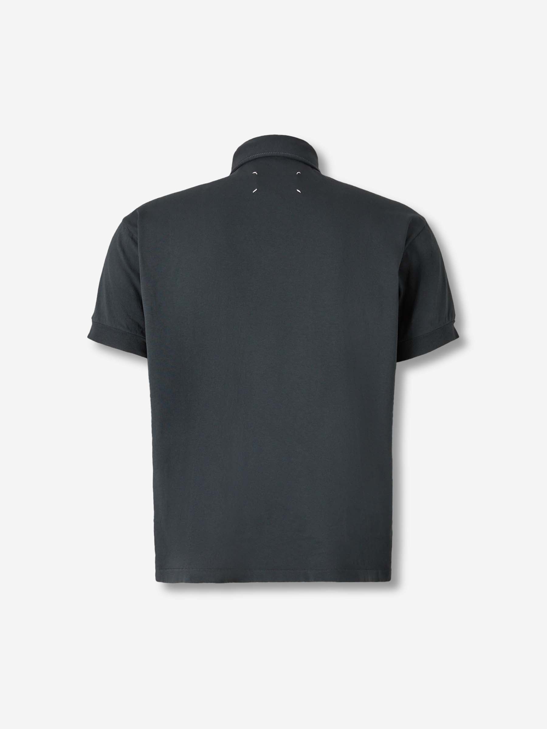 Maison Margiela Hombre Barcelona Polo Liso Algodón color Negro sku 531-006623 01 - Foto 2