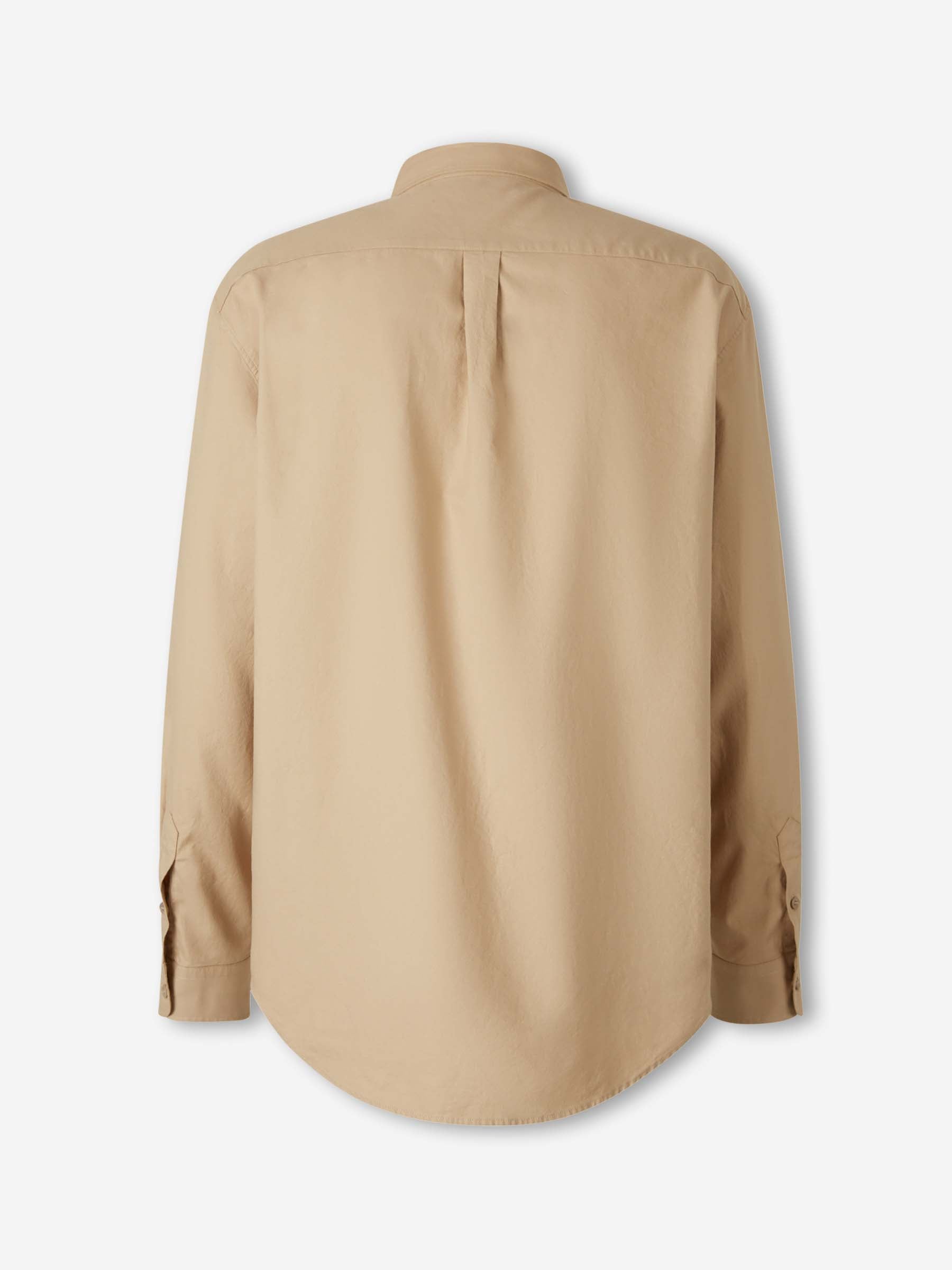 Balmain Hombre Barcelona Camisa Recta Algodón color Camel sku 531-006625 01 - Foto 2