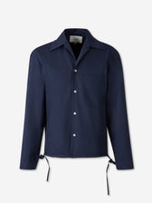 Setchu Hombre Barcelona Camisa Casual Lisa color Azul Marino sku 531-006626 01 - Foto 1
