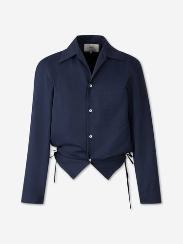 Setchu Hombre Barcelona Camisa Casual Lisa color Azul Marino sku 531-006626 01 - Foto 2