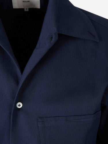 Setchu Hombre Barcelona Camisa Casual Lisa color Azul Marino sku 531-006626 01 - Foto 4