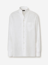 Zegna Hombre Barcelona Camisa Lisa color Blanco sku 531-006633 01 - Foto 1