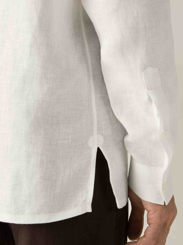 Zegna Hombre Barcelona Camisa Lisa color Blanco sku 531-006633 01 - Foto 4
