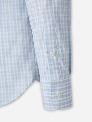 Zegna Hombre Barcelona Camisa Motivo Cuadros color Azul Celeste sku 531-006635 01 - Foto 4