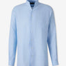 Zegna Hombre Barcelona Camisa Lisa Lino color Azul Celeste sku 531-006636 01 - Foto 1